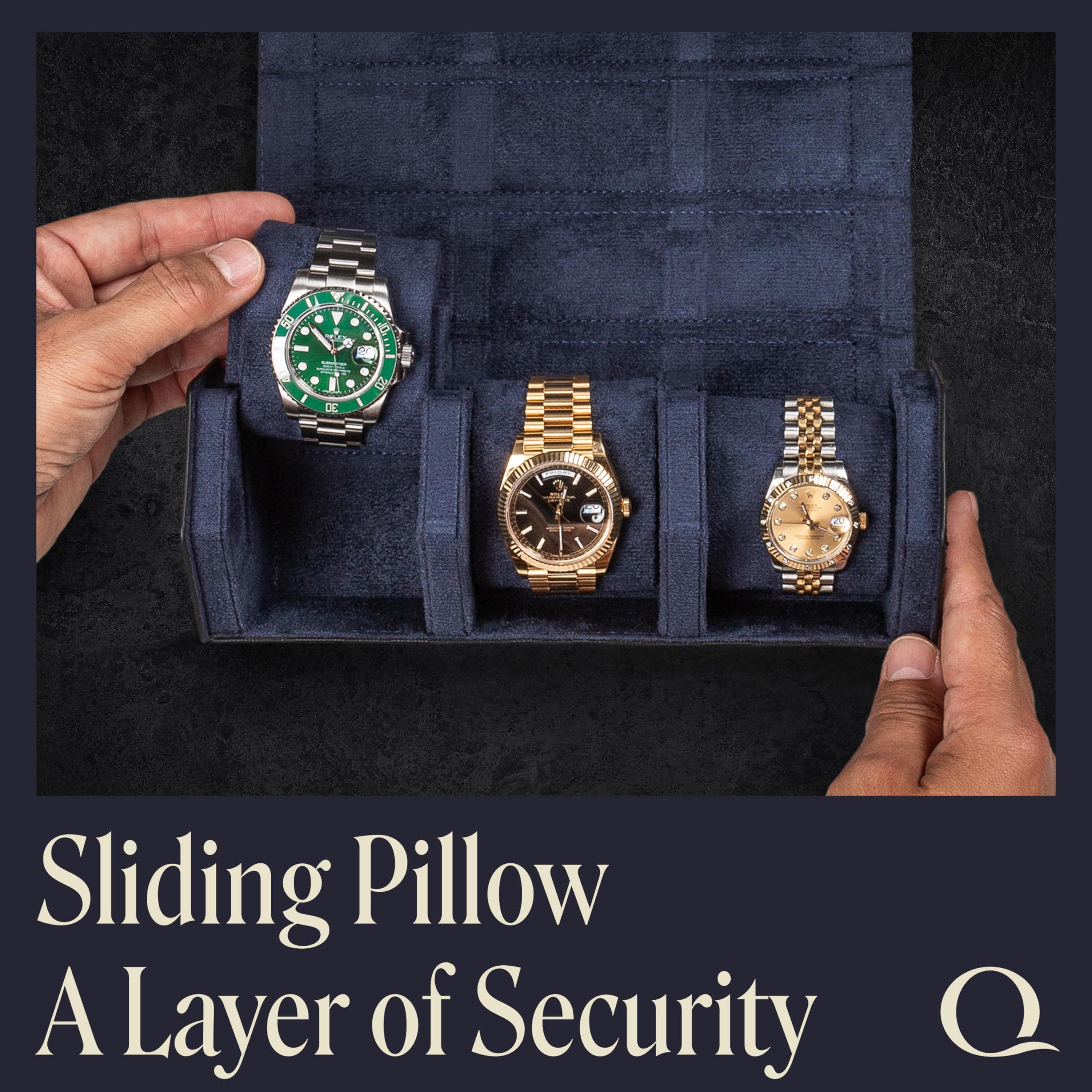 CASE 3 WATCHES - HEXAGONAL