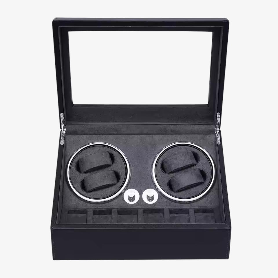 4-WATCH WINDER - BLACK