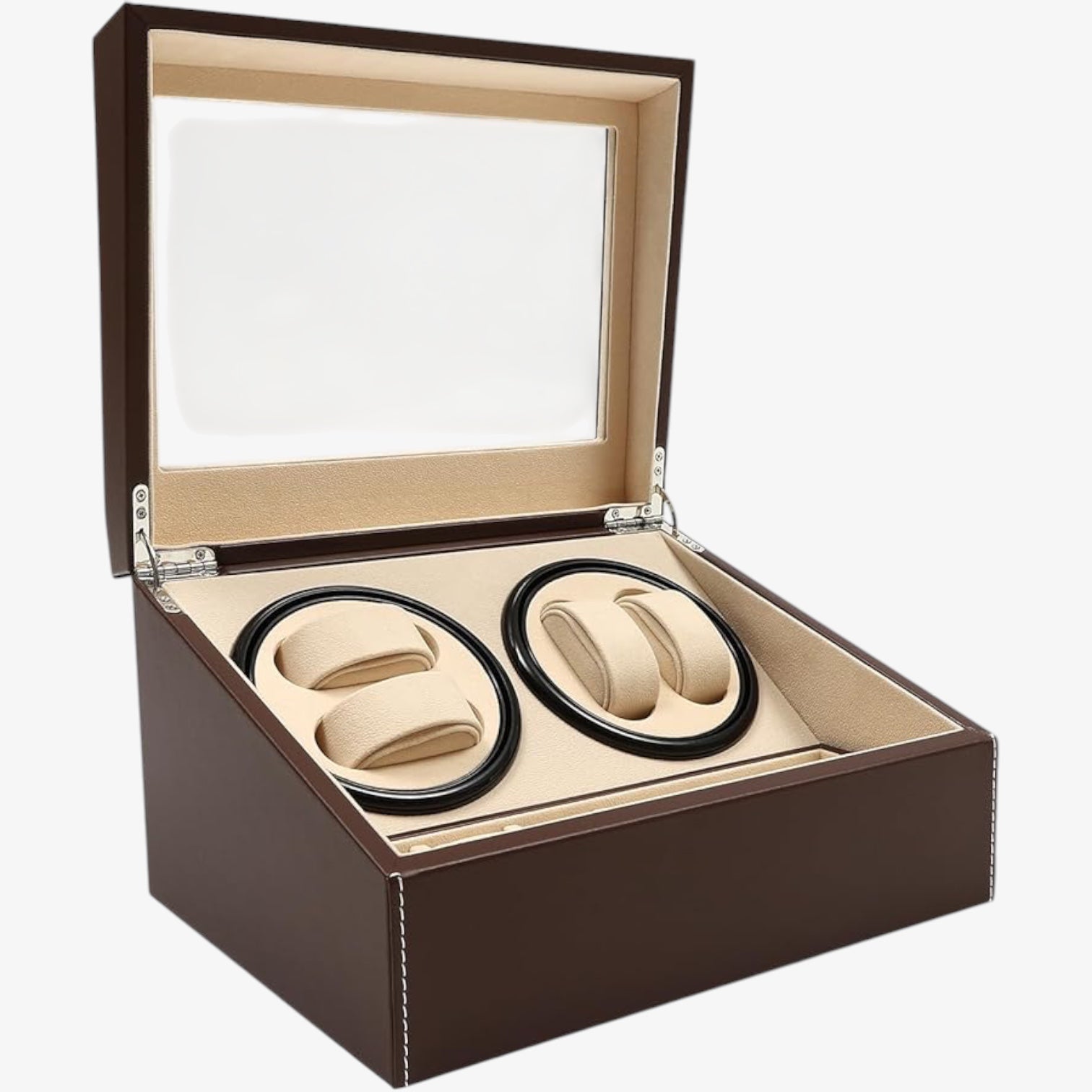 4-WATCH WINDER - LEATHER
