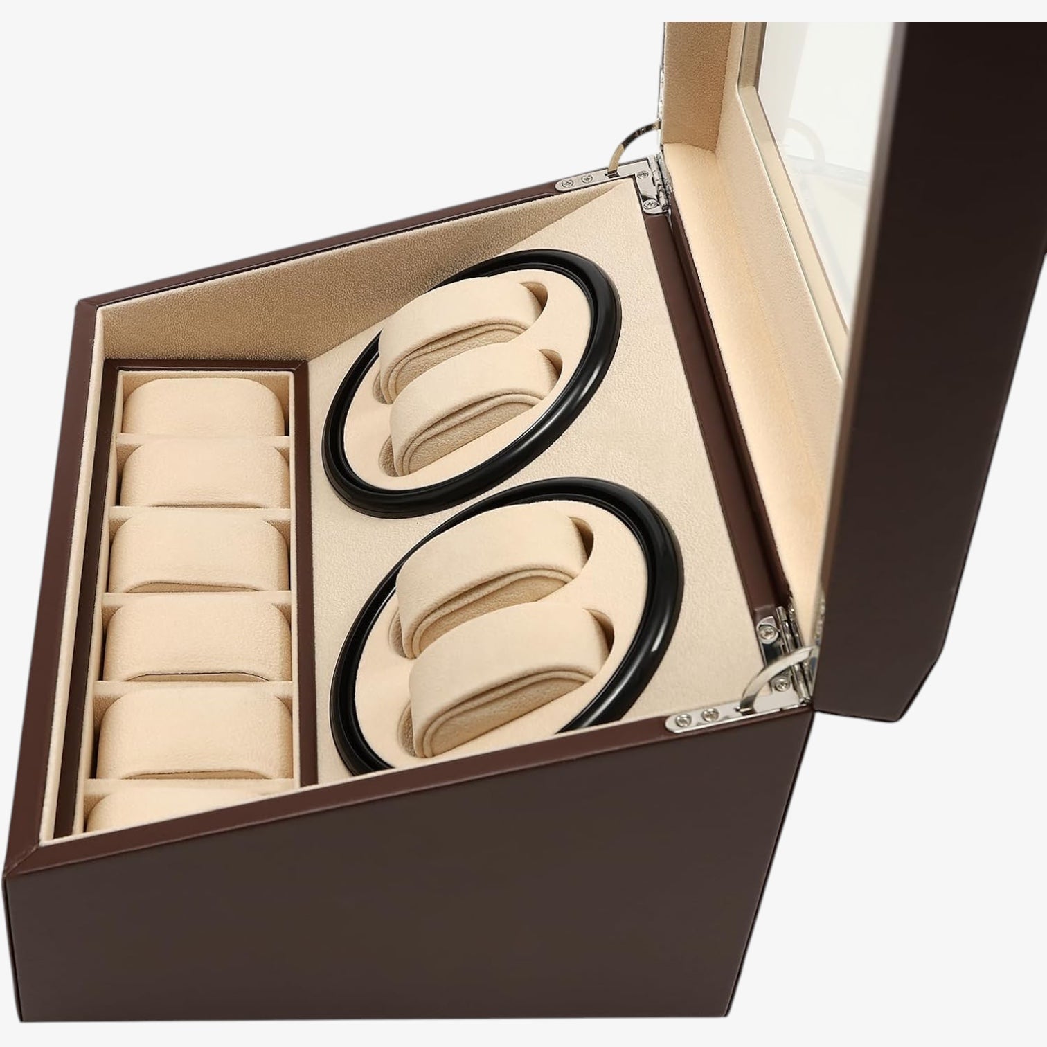 4-WATCH WINDER - LEATHER