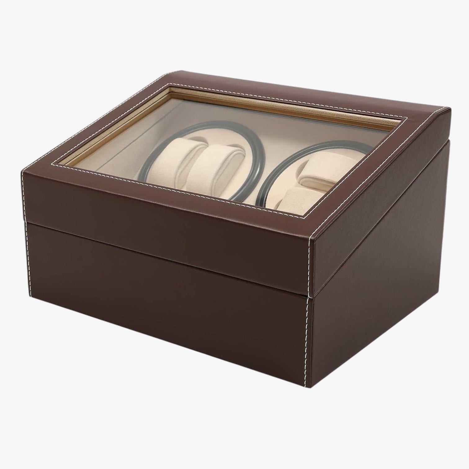 4-WATCH WINDER - LEATHER