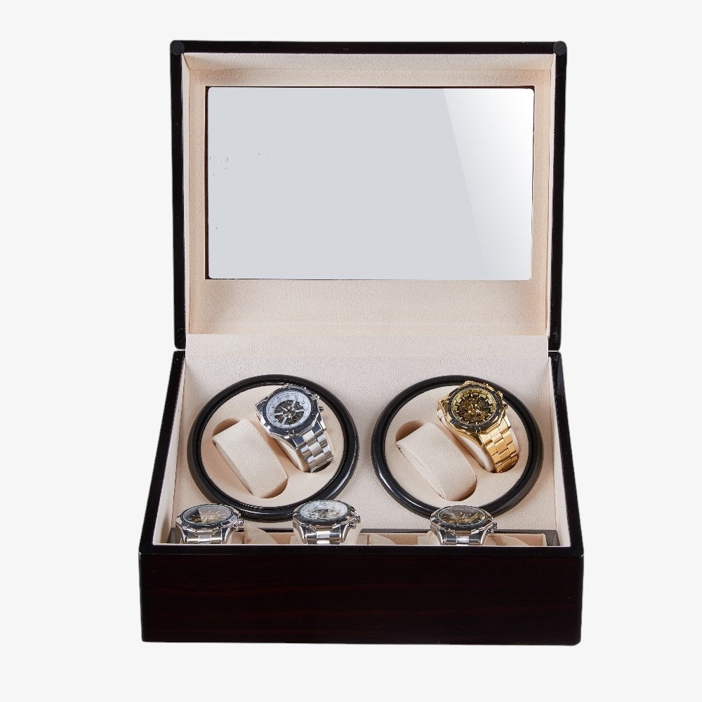 4 WATCH WINDER - WOOD