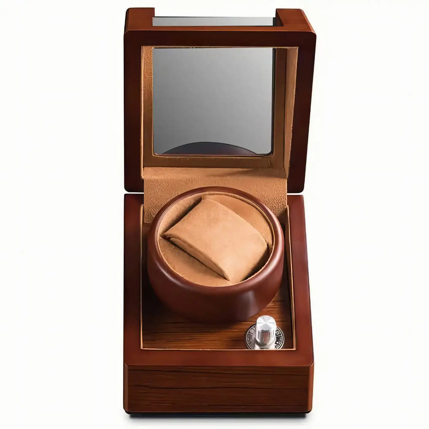 WOODEN WATCH WINDER FOR 1 WATCH - OAK
