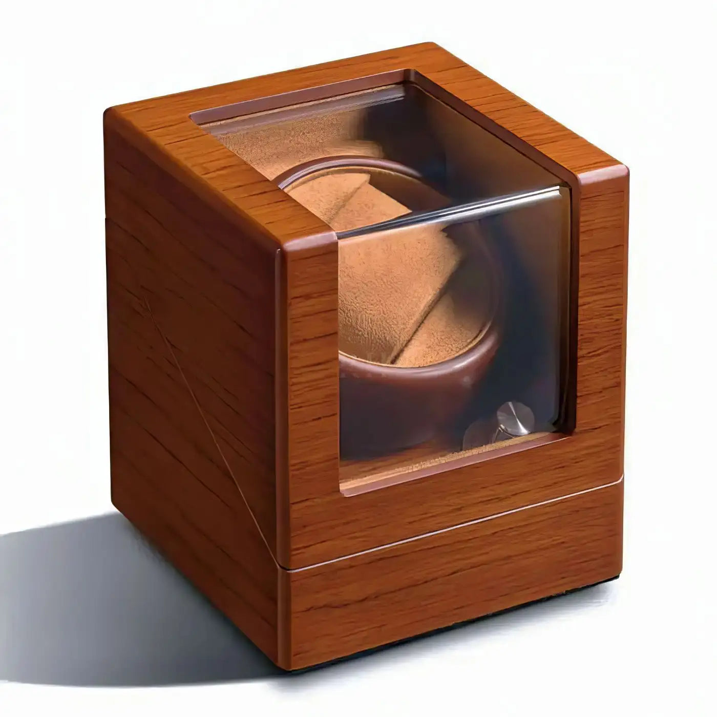 WOODEN WATCH WINDER FOR 1 WATCH - OAK