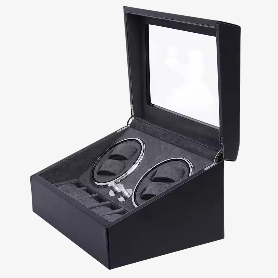 4-WATCH WINDER - BLACK