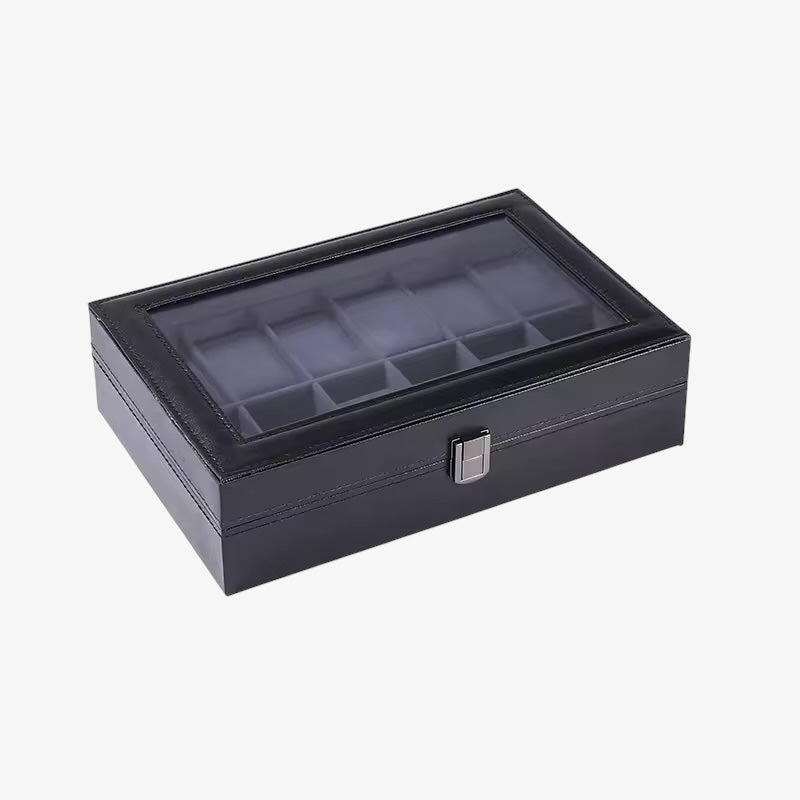 WATCH BOX - BLUE LEATHER