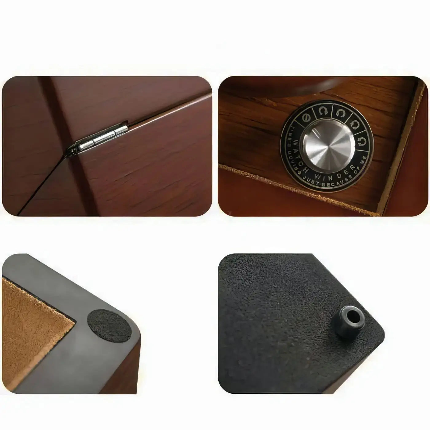 WOODEN WATCH WINDER FOR 1 WATCH - OAK