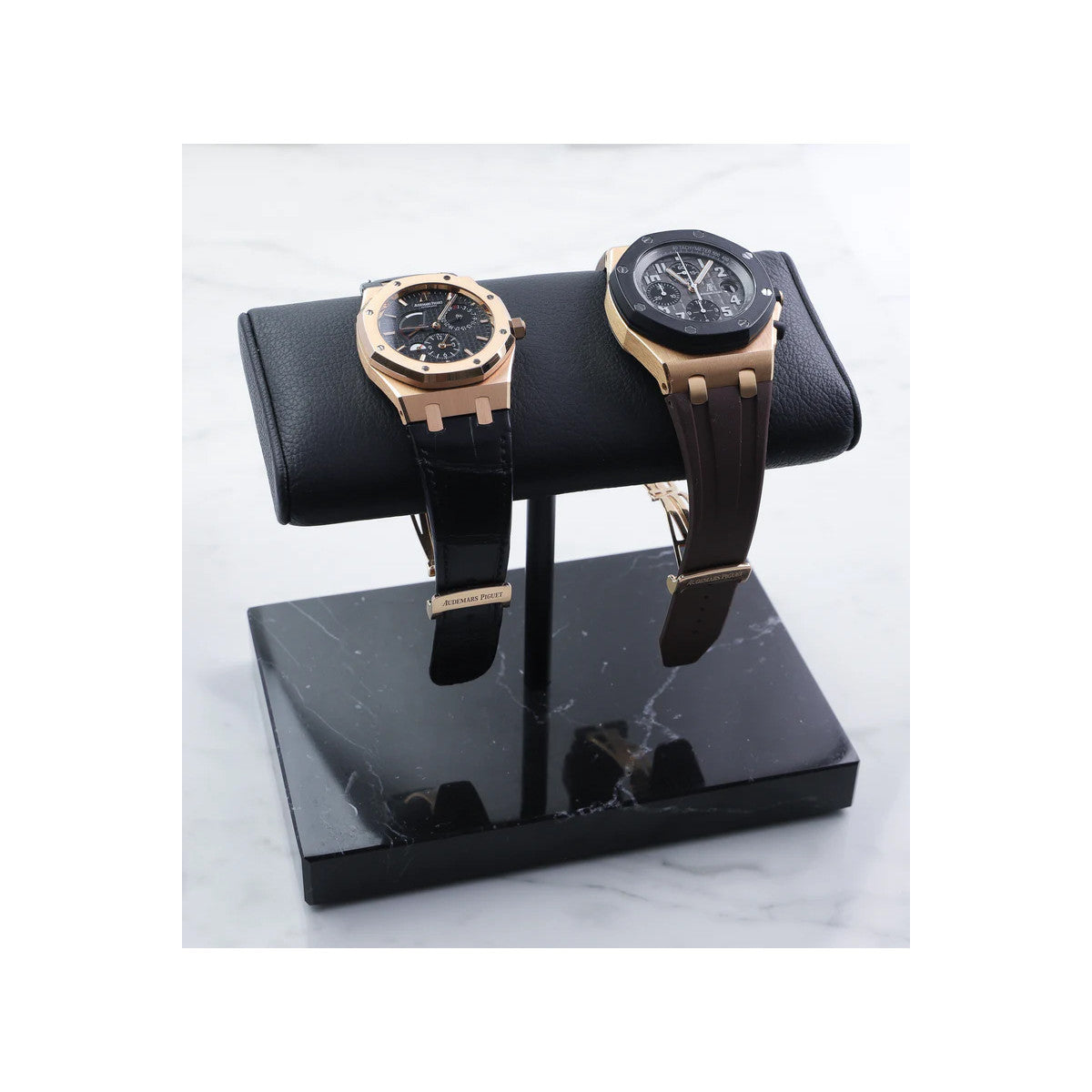WATCH DISPLAY STANDS - BLACK MARBLE
